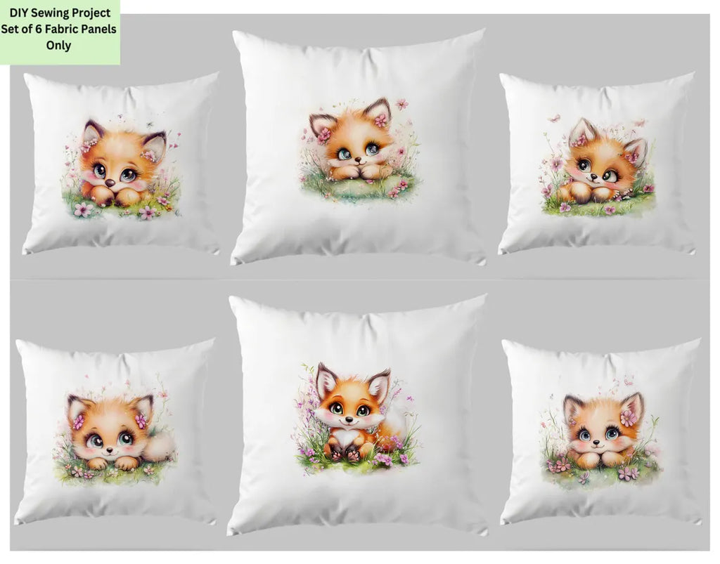 Maison De Flufari TM - Baby Fox Fabric Panel