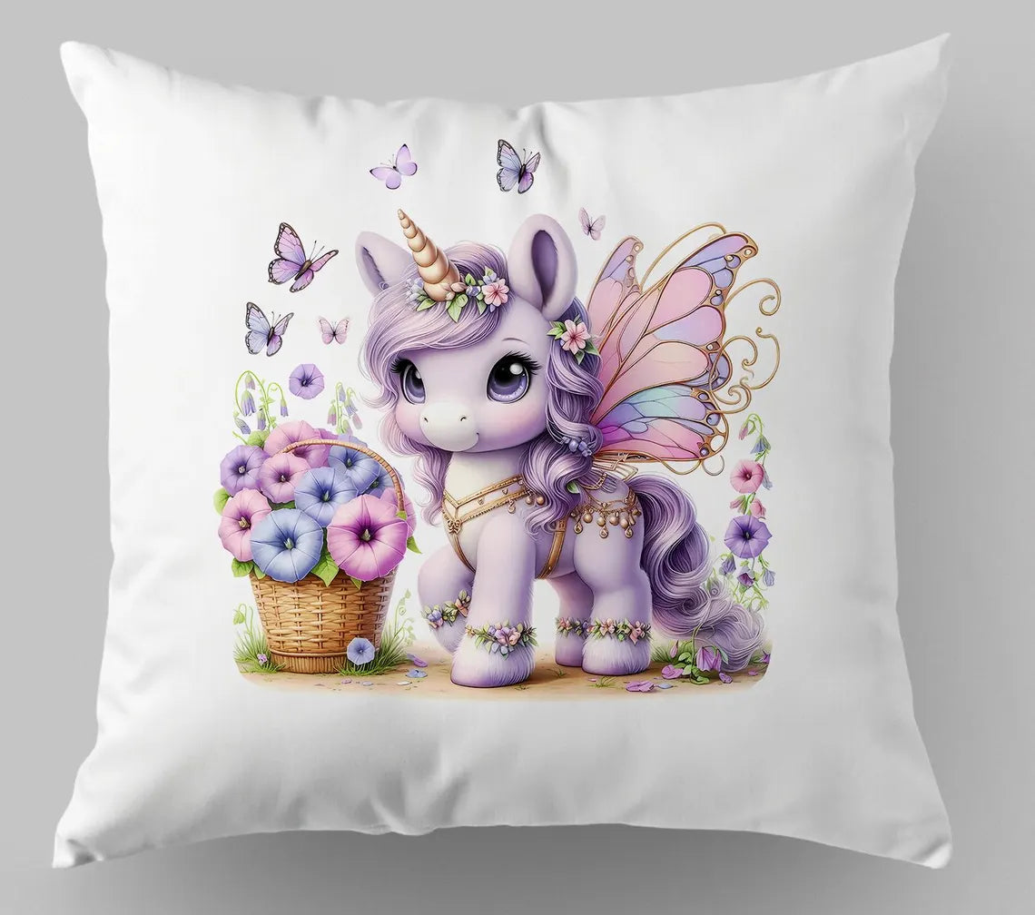 Maison De Flufari TM - Purple Unicorn Fabric Panel