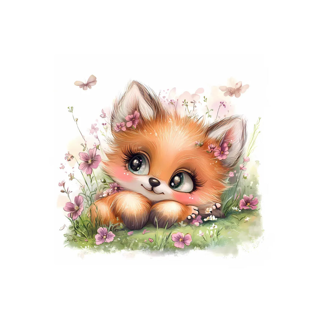 Maison De Flufari TM - Baby Fox Fabric Panel