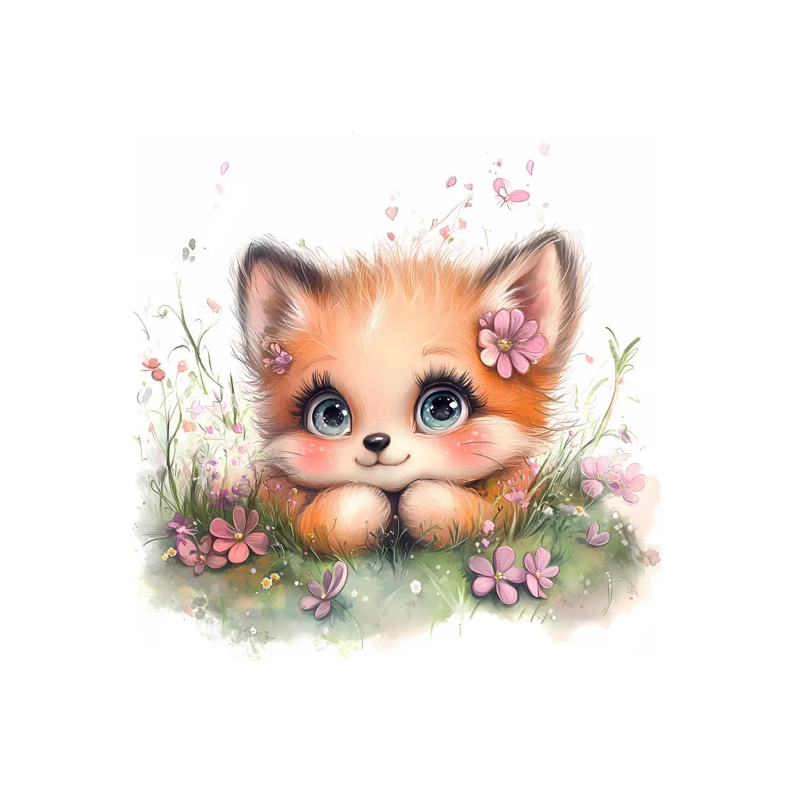 Maison De Flufari TM - Baby Fox Fabric Panel
