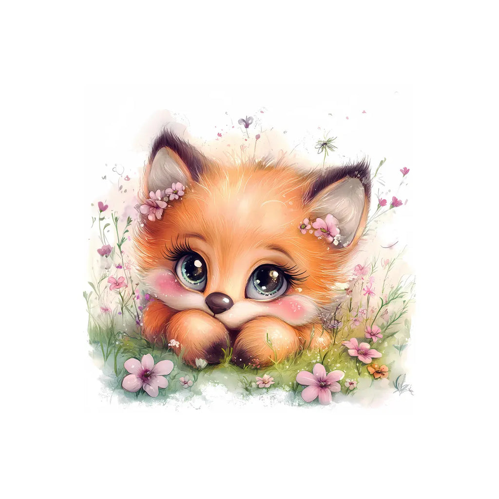 Maison De Flufari TM - Baby Fox Fabric Panel