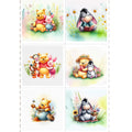 Maison De Flufari TM - Bear • Friends Fabric Panel Set • 6 Unique Designs • Quilting, Sewing DIY Projects