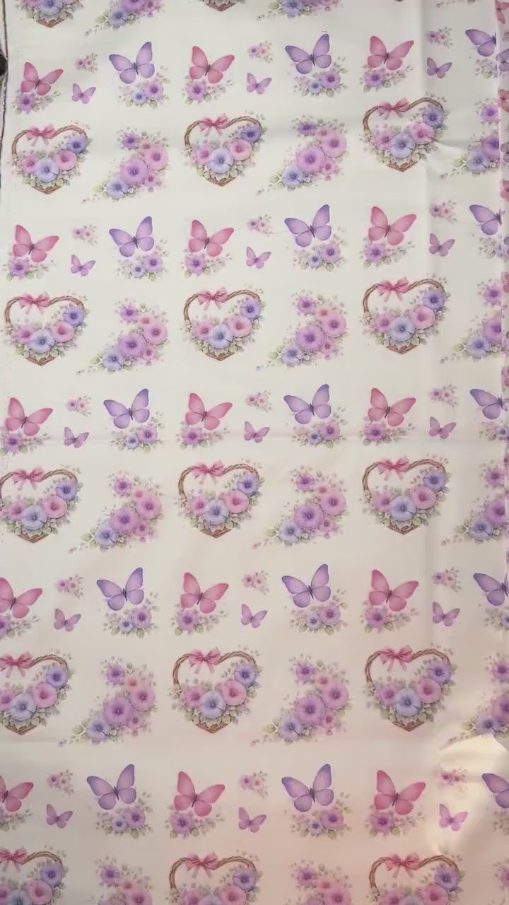 Maison De Flufari TM - Purple Unicorn Fabric Panel
